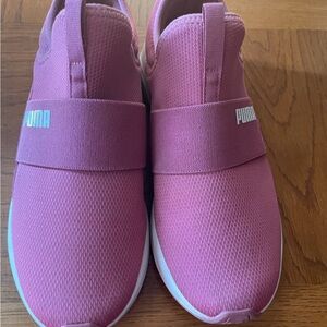 Puma Women's Pink Slip-On Sneakers